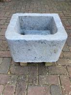 Oude Belgisch hardstenen trog gootsteen pompbak, D, Ophalen