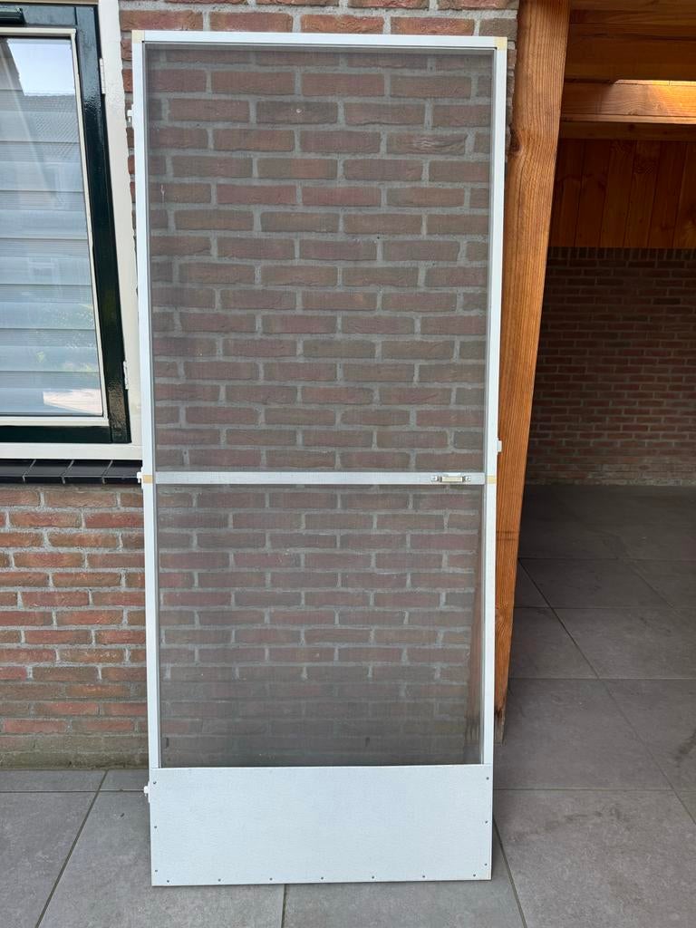 Hordeur, Ophalen, Kunststof, Gebruikt, 80 tot 100 cm