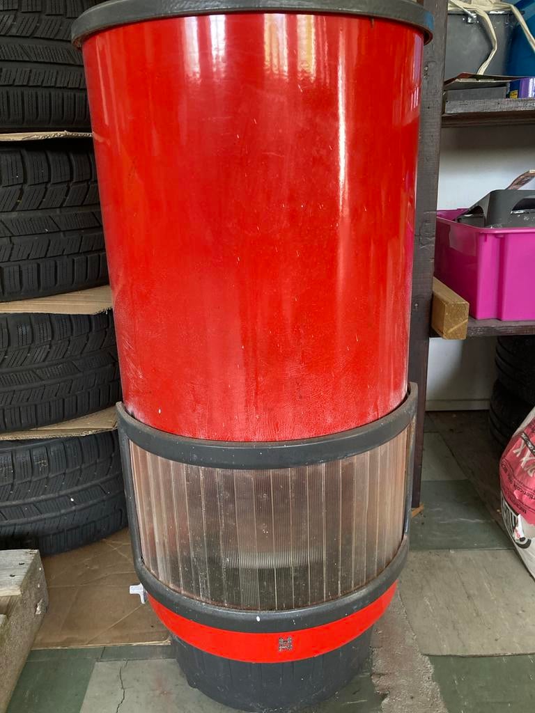 Gashaard - Rode Vrijstaande Gaskachel, Ophalen, Gebruikt, Gas, Vrijstaand