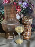 Vaas leila, kandelaar en zandloper ikea, Ophalen of Verzenden, Zo goed als nieuw