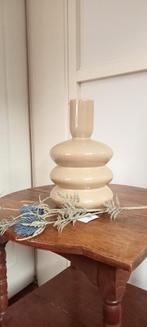Nieuwe Porseleinen Vaas Taupe - Modern Woonaccessoire, Huis en Inrichting, Woonaccessoires | Vazen, Overige kleuren, Aardewerk of Porselein