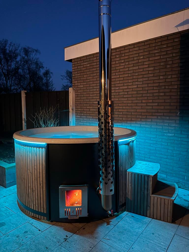 hottub zelf samen stellen, Ophalen of Verzenden, Gebruikt, Afdekzeil, Vast