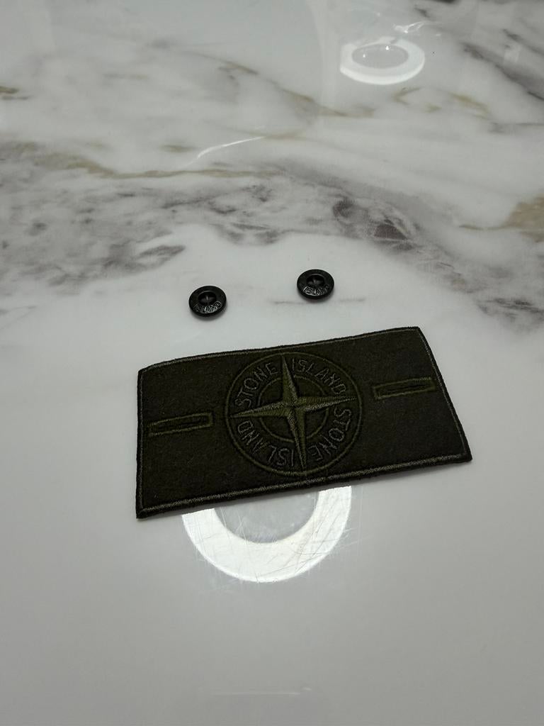 Stone island khaki ghost badge, Ophalen of Verzenden, Nieuw, Merk, Button
