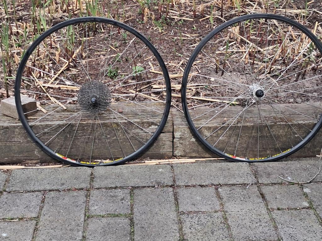 Wielset mavic sup ceramic 517 met xt naven, Fietsen en Brommers, Fietsonderdelen, Ophalen, Wiel