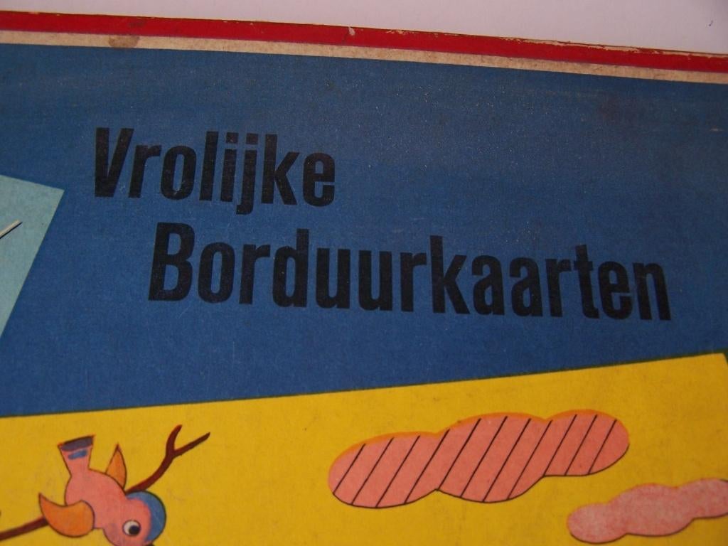 Vrolijke borduurkaarten, Ophalen of Verzenden