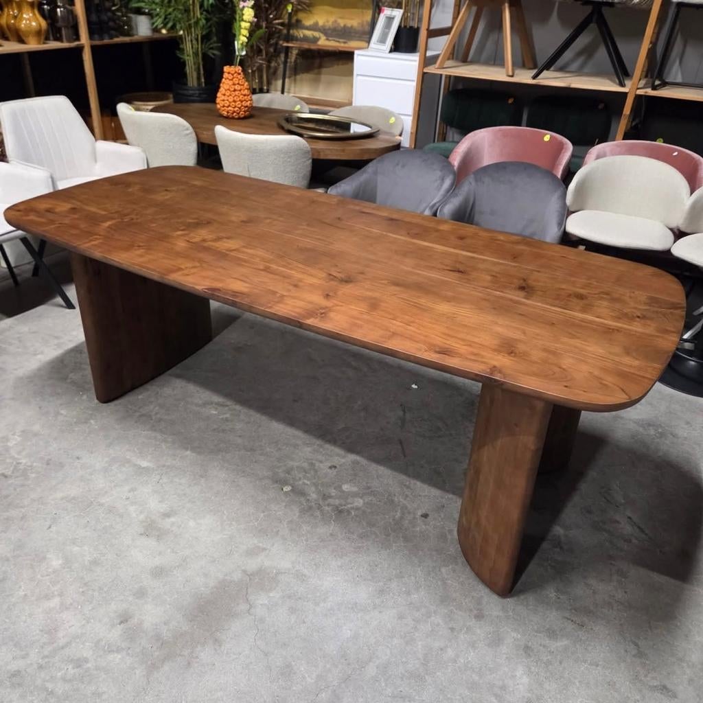 Eettafel Aymara Walnoot 220cm van Light & Living, Ophalen