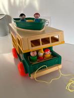 Vintage Fisher-Price Play Family Camper met boot en figuren, Kinderen en Baby's, Speelgoed | Fisher-Price, Ophalen of Verzenden