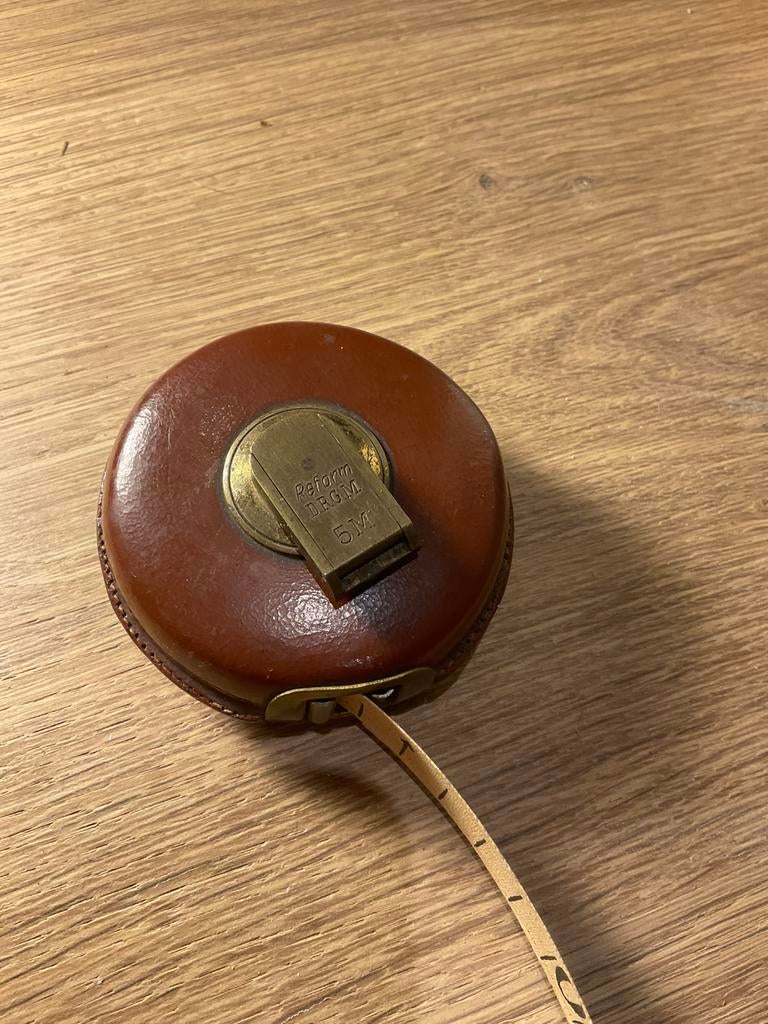 Antiek REFORM DRGM Meetlint - 5 Meter - Duitse Kwaliteit, Ophalen of Verzenden