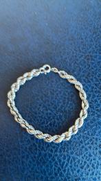925 sterling zilver koordarmband 20 cm 6 mm breed, Ophalen of Verzenden, Zo goed als nieuw, Zilver