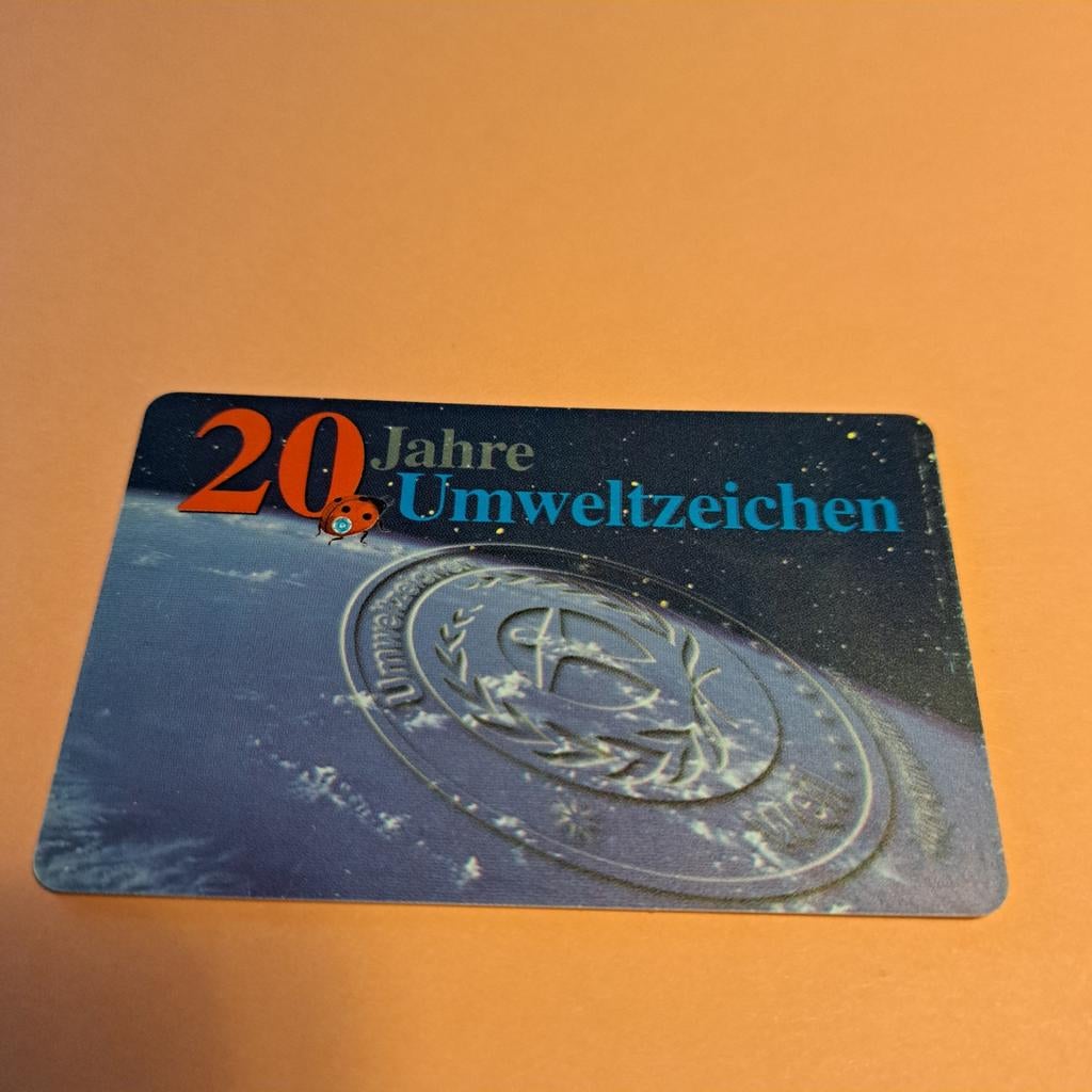 T-Mobile telefoonkaart 20 jaar Umweltzeichen, Verzamelen, Telefoonkaarten, Buitenland, Ophalen of Verzenden