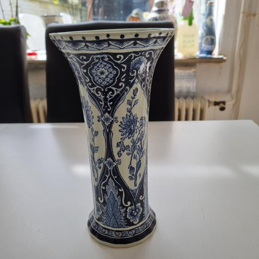 Delfts blauwe vaas van Boch Royal Sphinx Holland, Antiek en Kunst, Ophalen
