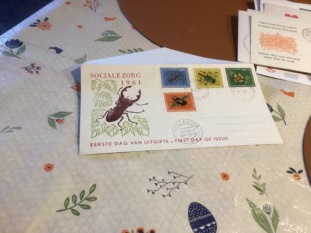 No334 Nederlands Nieuw Guinea E7 Heb ook van Nederland, Postzegels en Munten, Postzegels | Eerstedagenveloppen, Ophalen, Onbeschreven