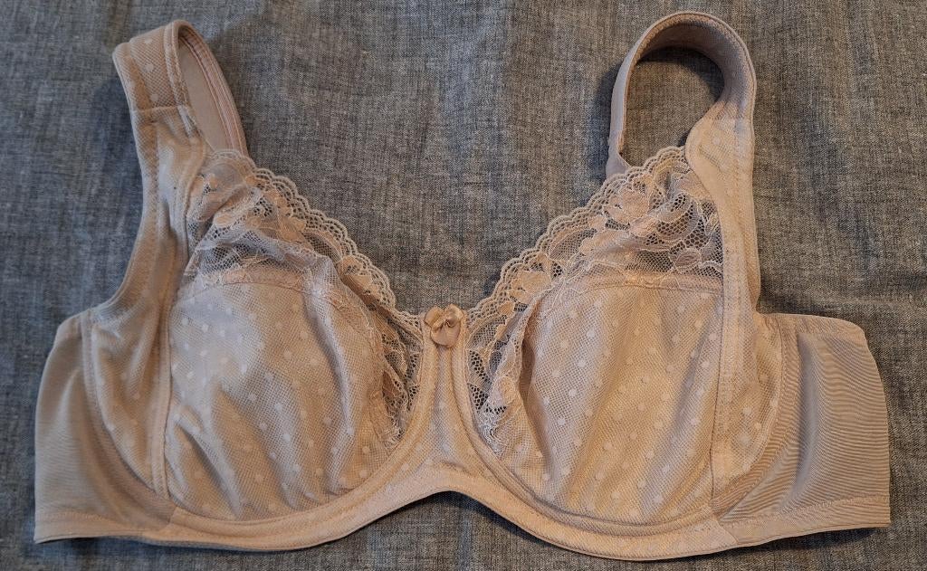 Zgan miss mary Dotty delicious beugel bh maat 80E, Kleding | Dames, Miss mary, Verzenden, Beige, BH