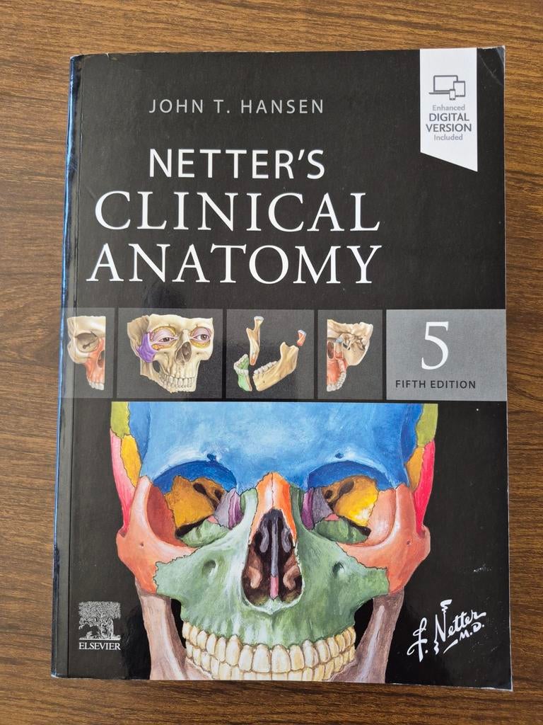 Netter's Clinical Anatomy 5e editie- John T. Hansen, John T. Hansen, Ophalen of Verzenden, Beta, WO