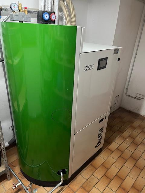 komplette Pellet Heizung mit Silo, Heizkörpern und Rohren et, Ophalen, Gebruikt