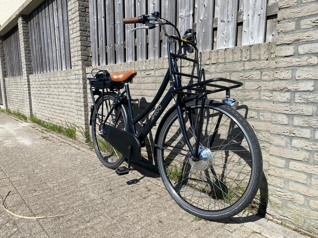 Amigo E-pulse Elektrische fiets - Comfortabel & Betrouwbaar, Gebruikt, 51 tot 55 cm, 30 tot 50 km per accu, Ophalen