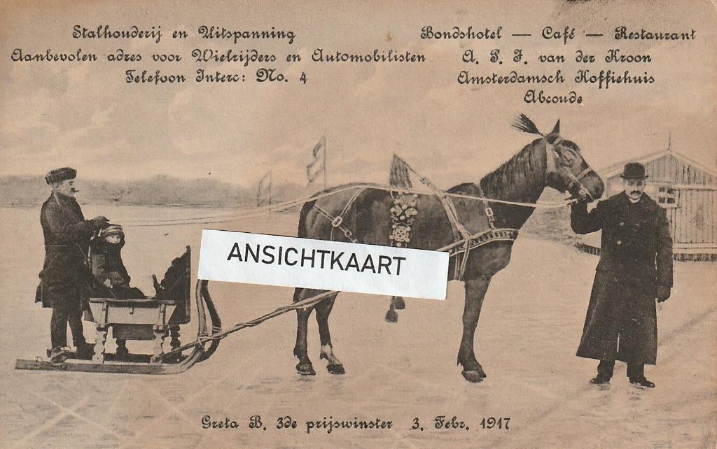 Ansichtkaart Abcoude - topkaart! Stalhouderij Van der Kroon, Verzamelen, Verzenden, Voor 1920, Ongelopen, Utrecht