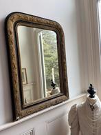 Antieke/Brocante franse Toogspiegel, spiegel, Antiek en Kunst, Antiek | Spiegels, Ophalen, Rechthoekig, 50 tot 100 cm, Minder dan 100 cm