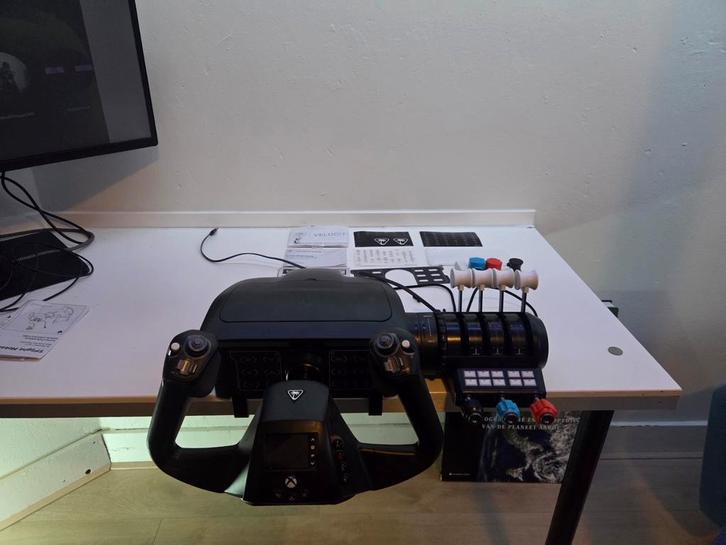 Turtle Beach VelocityOne Flight – Xbox/PC Flight Sim Yoke, Computers en Software, Joysticks, Zo goed als nieuw, Ophalen of Verzenden