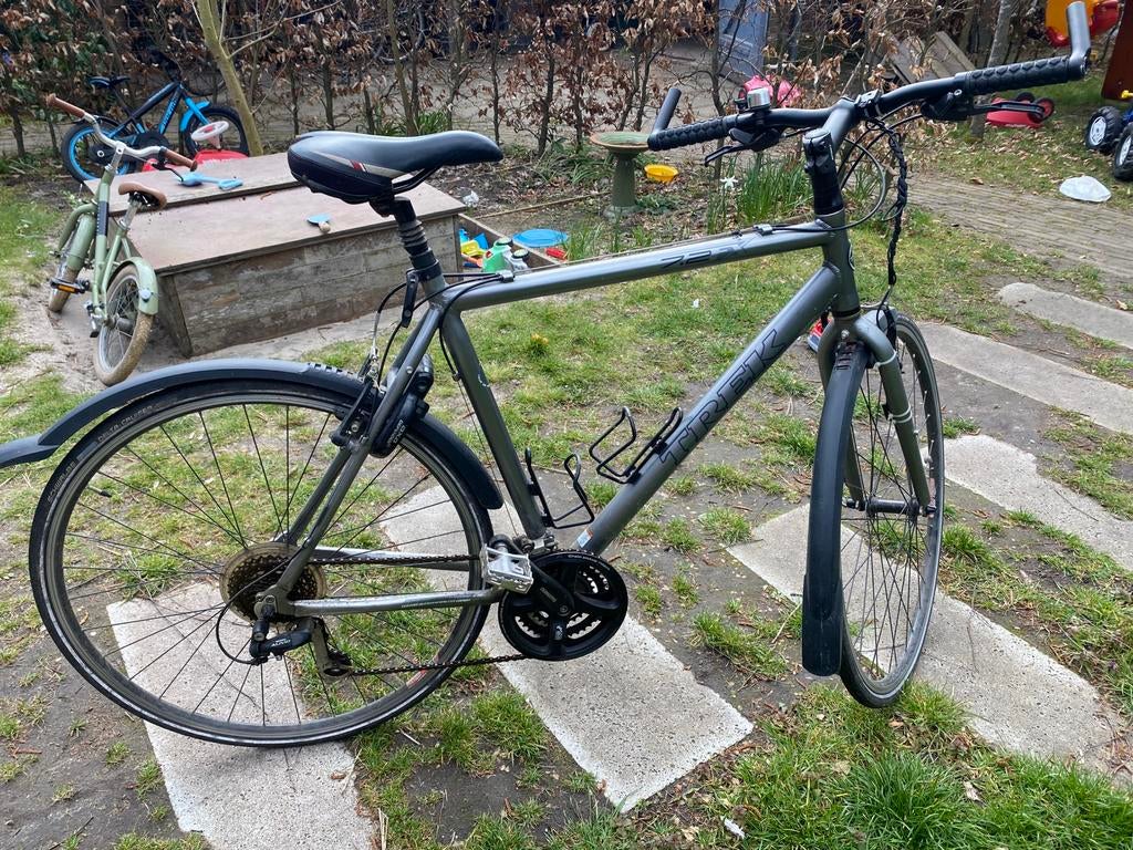 TREK 7.2FX herenfiets, 28 inch, Gebruikt, Vering, Velgrem