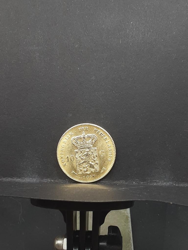 COPY gouden tientje 1897, Postzegels en Munten, Penningen en Medailles, Ophalen of Verzenden, Overige materialen, Nederland