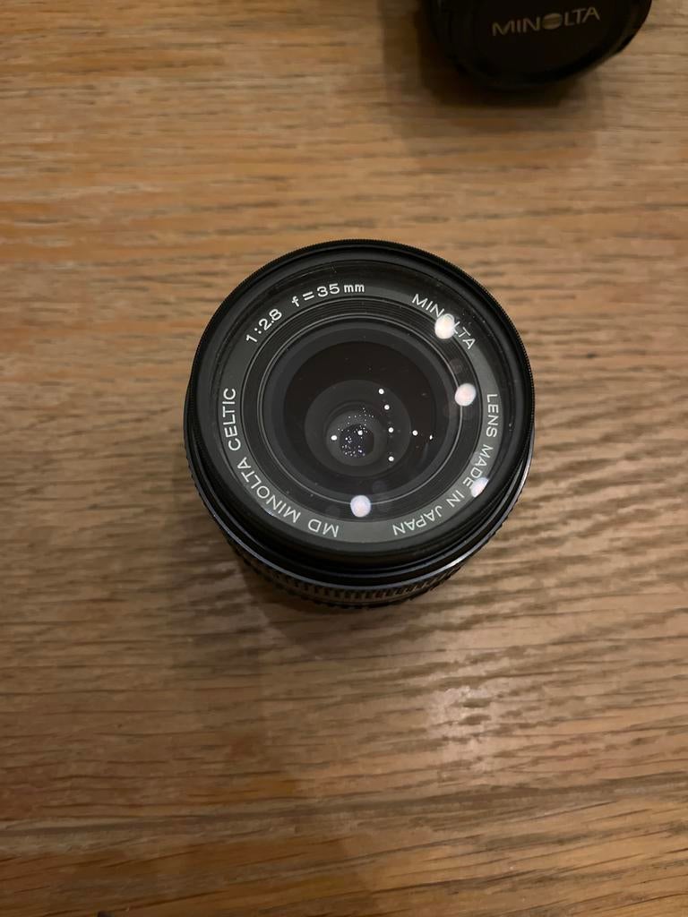 Minolta MD Celtic 35mm f/2.8 lens, Ophalen of Verzenden, Gebruikt, Groothoeklens