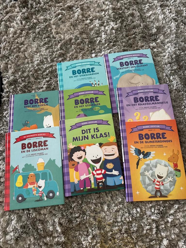 Borre leesclub boeken groep 1/2 - Set van 8, Ophalen of Verzenden, Zo goed als nieuw, Fictie algemeen