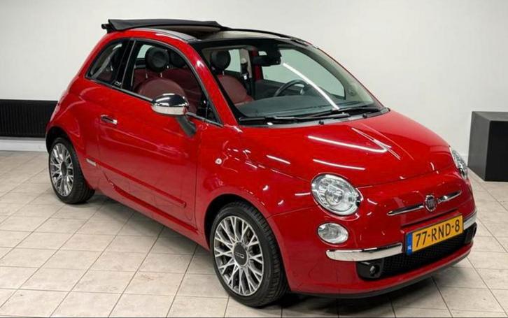 Fiat 500 0.8 Dualogic C 2011 Rood, Auto's, Fiat, Particulier, ABS, Airbags, Airconditioning, Alarm, Apple Carplay, Bluetooth, Boordcomputer