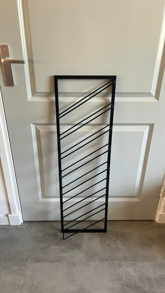 Wijnrek, Ophalen, 5 tot 15 flessen, Zo goed als nieuw, Metaal