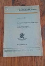 Classificatie voorschrift 1949 - Ministerie van Oorlog boek, Ophalen of Verzenden, Tweede Wereldoorlog, Gelezen, Overige onderwerpen