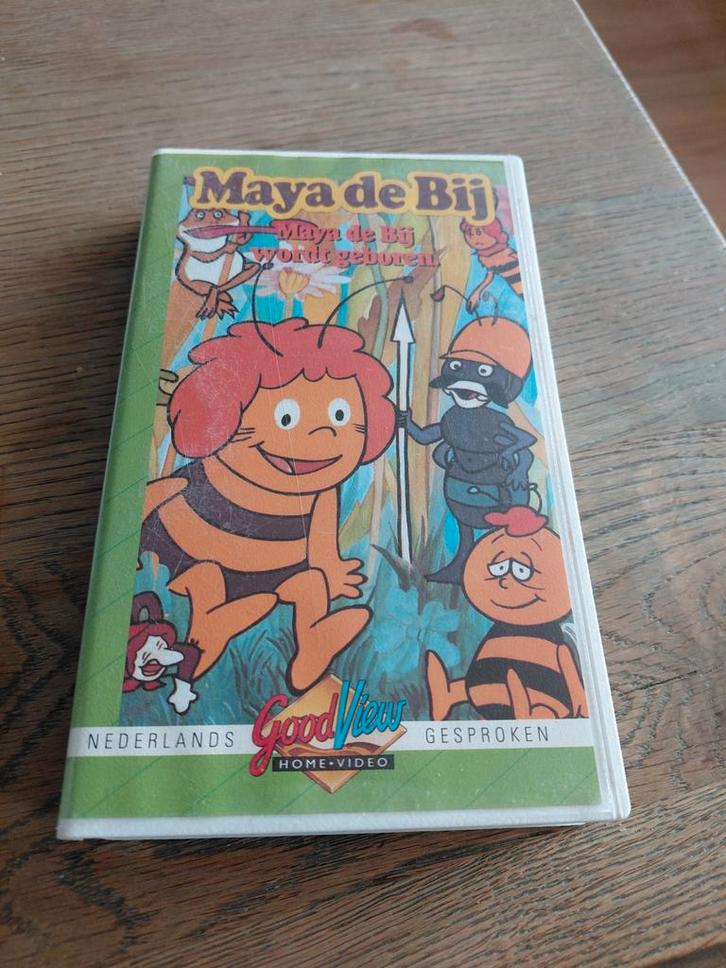 Maya de Bij wordt geboren videoband. Maja., Cd's en Dvd's, VHS | Kinderen en Jeugd, Gebruikt, Tekenfilms en Animatie, Alle leeftijden