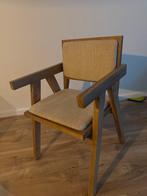 4x Japandi eetkamerstoelen Kwantum - Zo goed als nieuw, Huis en Inrichting, Stoelen, Ophalen, Japandi, Bruin, Zo goed als nieuw