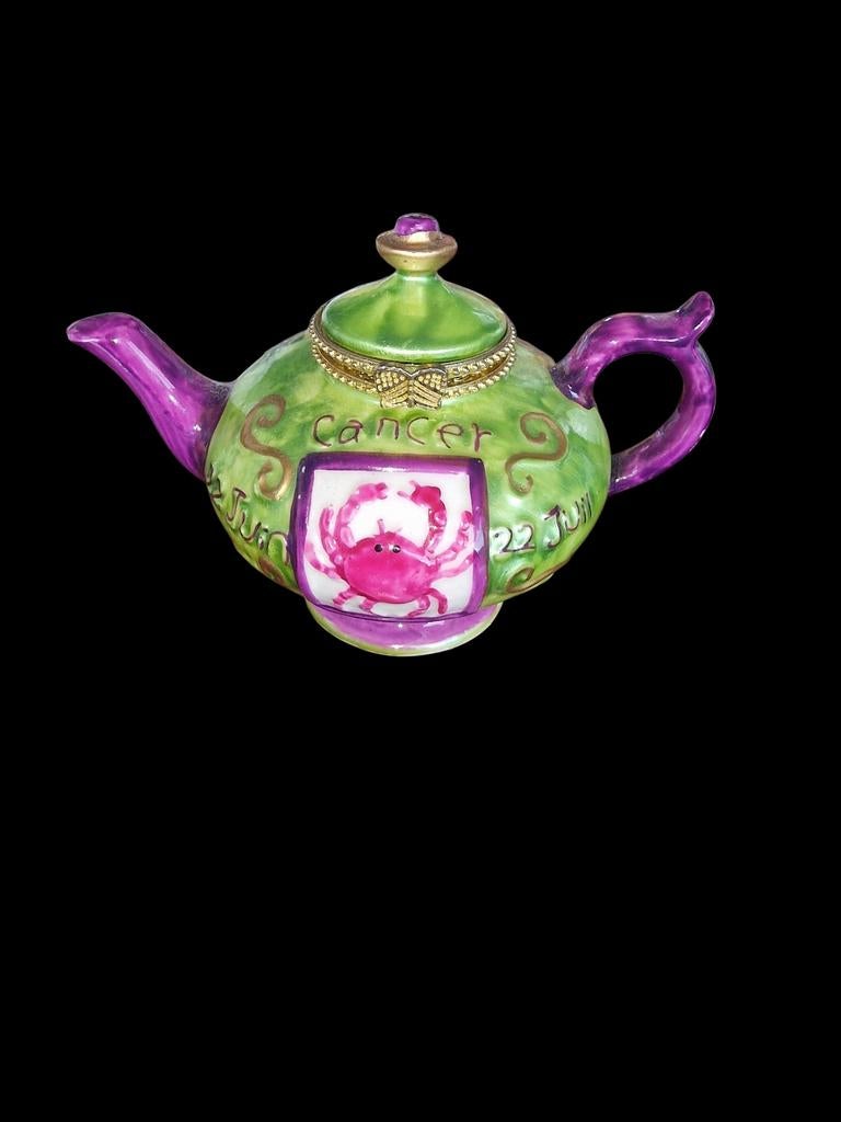 Unieke Kreeft Sterrenbeeld Theepotje - Decoratief, Ophalen of Verzenden