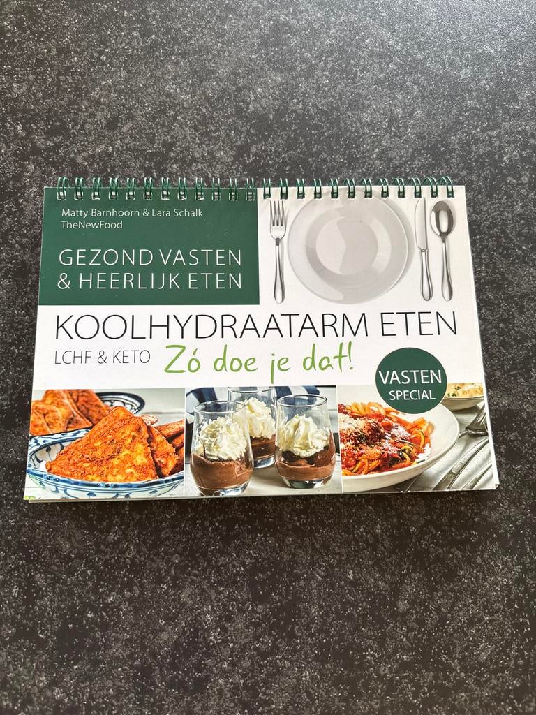 Koolhydraatarm eten: Gezond Vasten & Heerlijk Eten, Nieuw, Ophalen of Verzenden, Nederland en België, Gezond koken