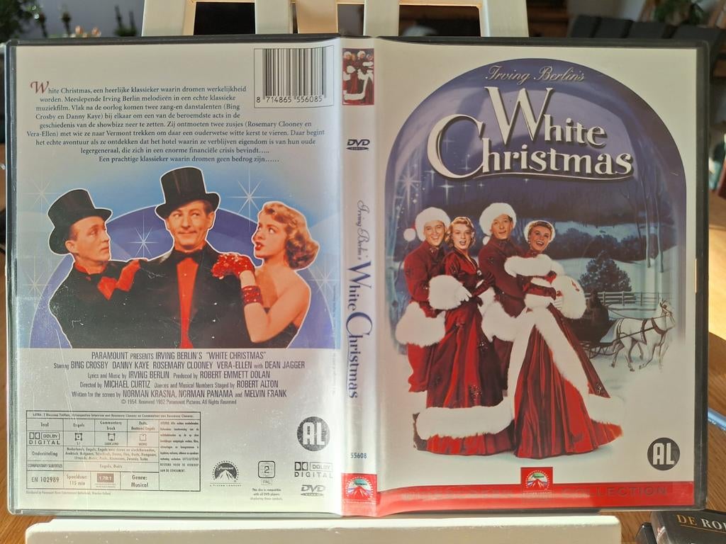 White Christmas - Danny Kaye en Bing Crosby, Cd's en Dvd's, Alle leeftijden, Ophalen of Verzenden, 1980 tot heden, Zo goed als nieuw