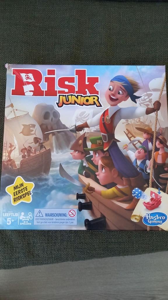 Risk Junior - Mijn Eerste Risikospel, Hobby en Vrije tijd, Gezelschapsspellen | Bordspellen, Drie of vier spelers, Ophalen of Verzenden