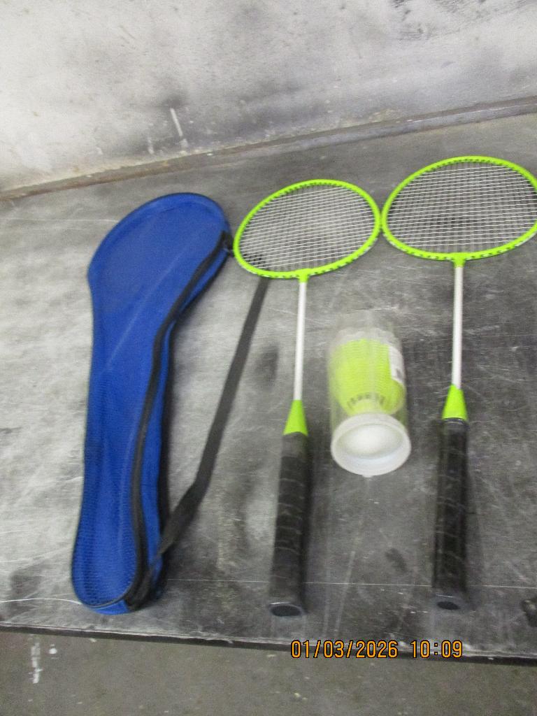 tennis spullen, Ophalen, Racket(s)