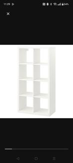 Ikea KALLAX Kast - Wit, 8 vakken, Huis en Inrichting, Kasten | Boekenkasten, Met plank(en), Gebruikt, Modern, Scandinavisch, 100 tot 150 cm