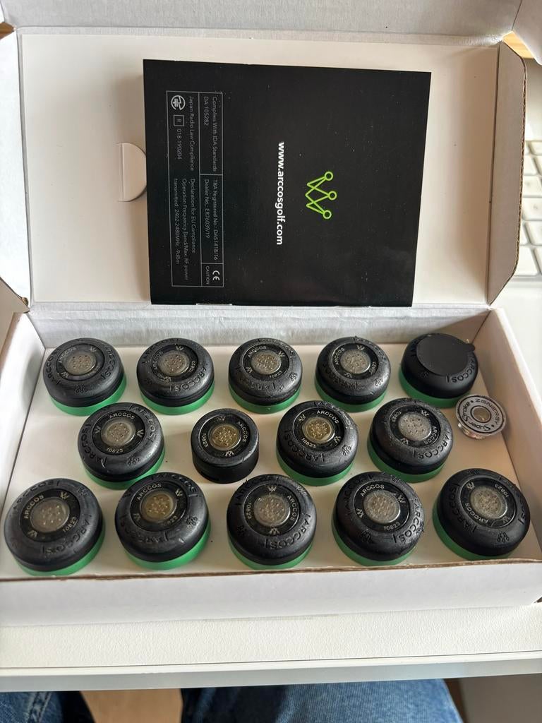 Arccos Caddie Smart Sensors - Complete Set (14 stuks), Sport en Fitness, Golf, Ophalen of Verzenden, Nieuw, Overige typen, Overige merken