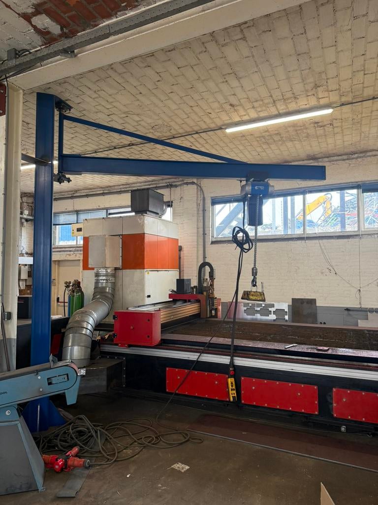 Abus elektrische kettingtakel 1t met zwenkarm/hijs kolom, Ophalen, Abus, ., .