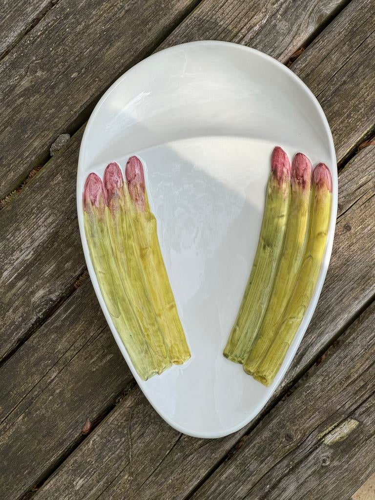 Aspergeschaal, Gebruikt, Keramiek, Ophalen of Verzenden, Schaal of Schalen