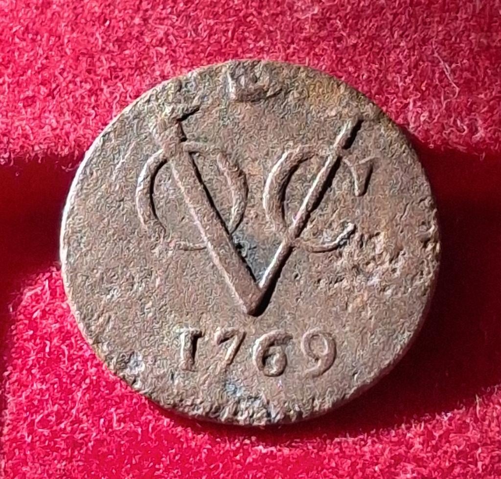 VOC ½ duit West-Friesland 1769, Ophalen of Verzenden, Vóór koninkrijk, Overige waardes, Losse munt