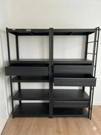 IKEA BROR kast zwart met 4 lades 170x55x190 cm, Ophalen, Zo goed als nieuw