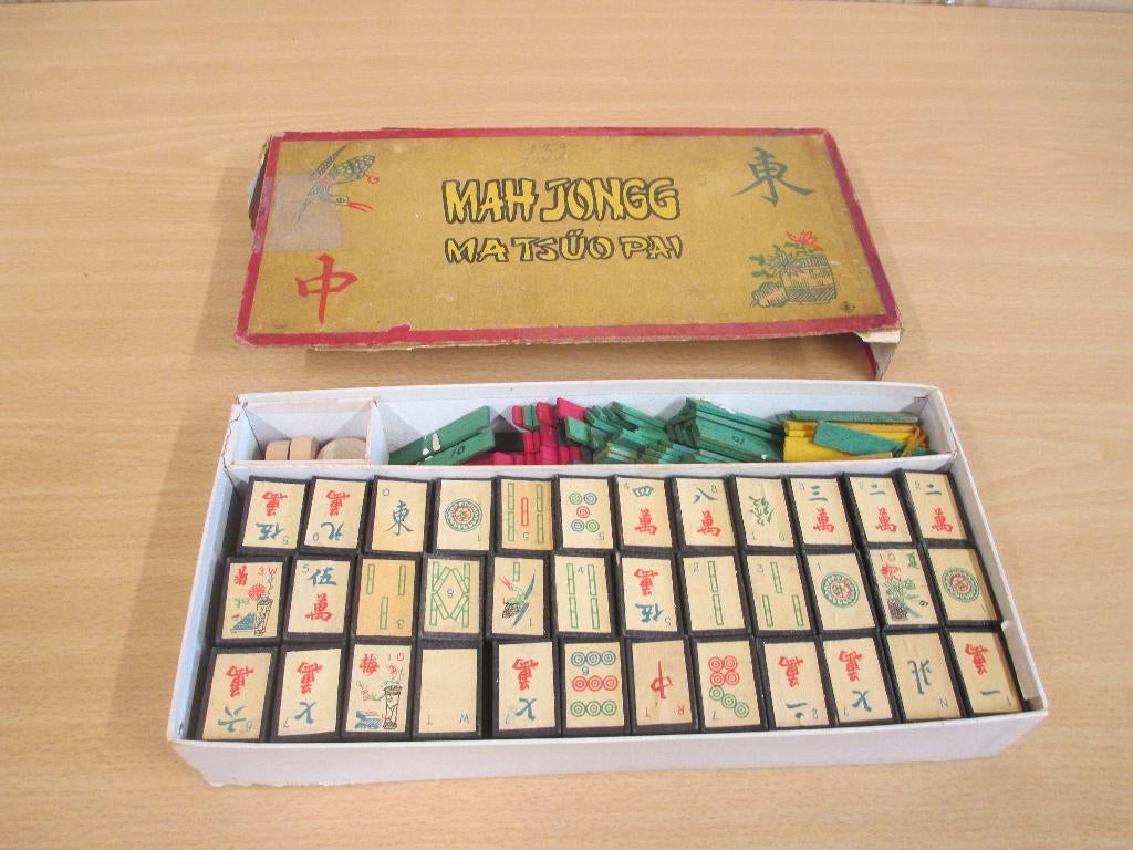 mah jongg spel, Ophalen, Gebruikt