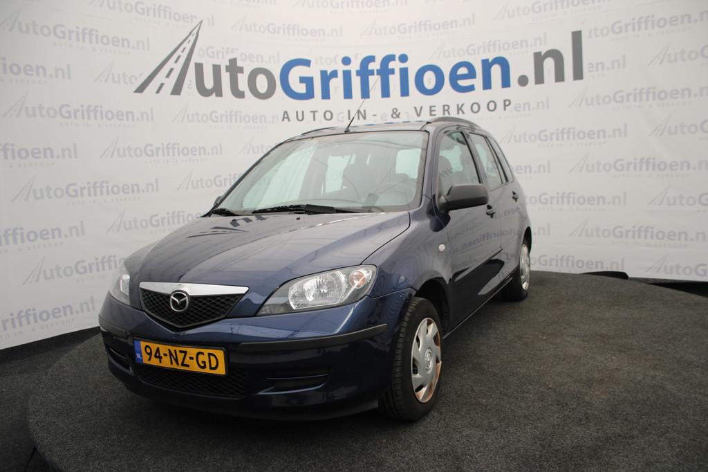 Mazda 2 1.4 Exclusive MPV met trekhaak en NAP (bj 2004), Auto's, Mazda, Voorwielaandrijving, 1025 kg, 4 cilinders, Origineel Nederlands