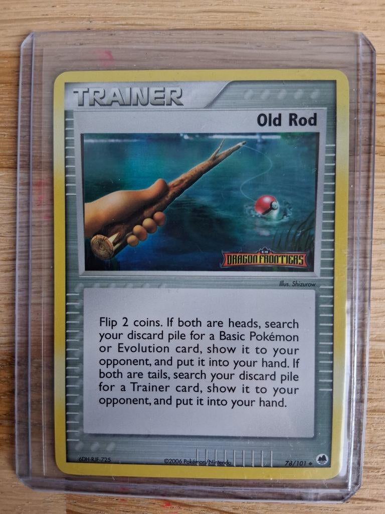 Pokémon Trainer kaart - Old Rod, Ophalen of Verzenden