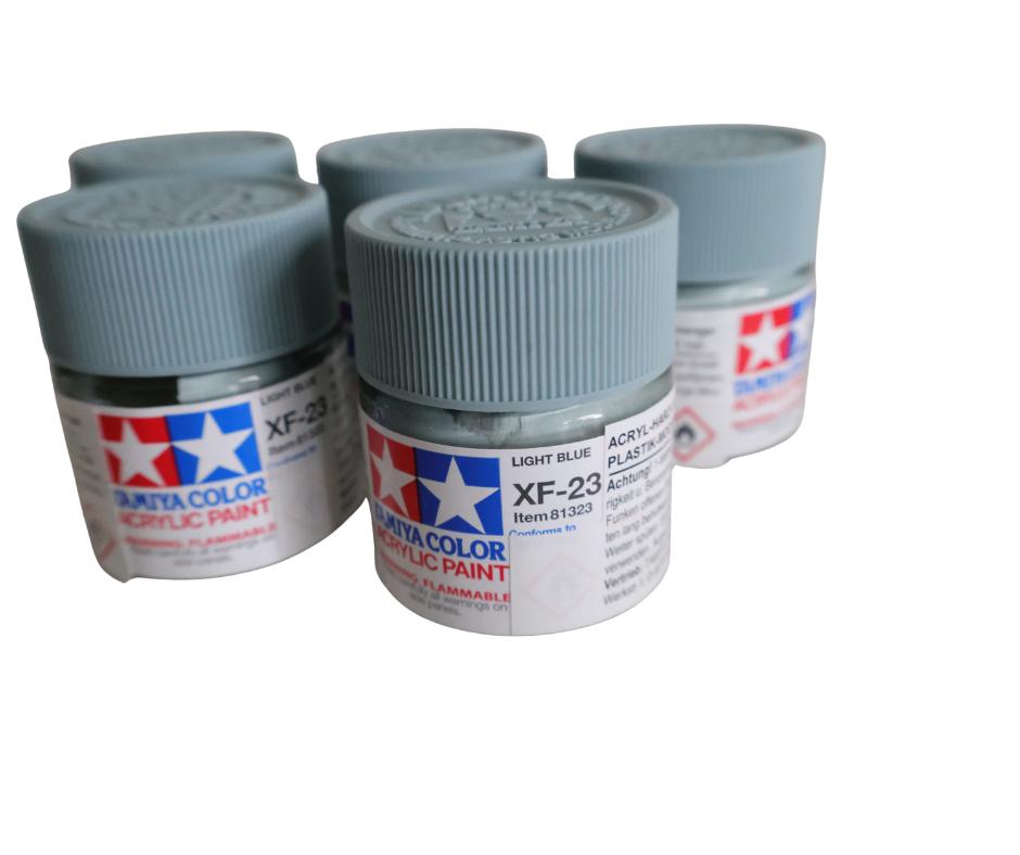 Tamiya XF-23 81323 light blue verf modelbouw, Gebruikt, Auto, Groter dan 1:32, Ophalen of Verzenden