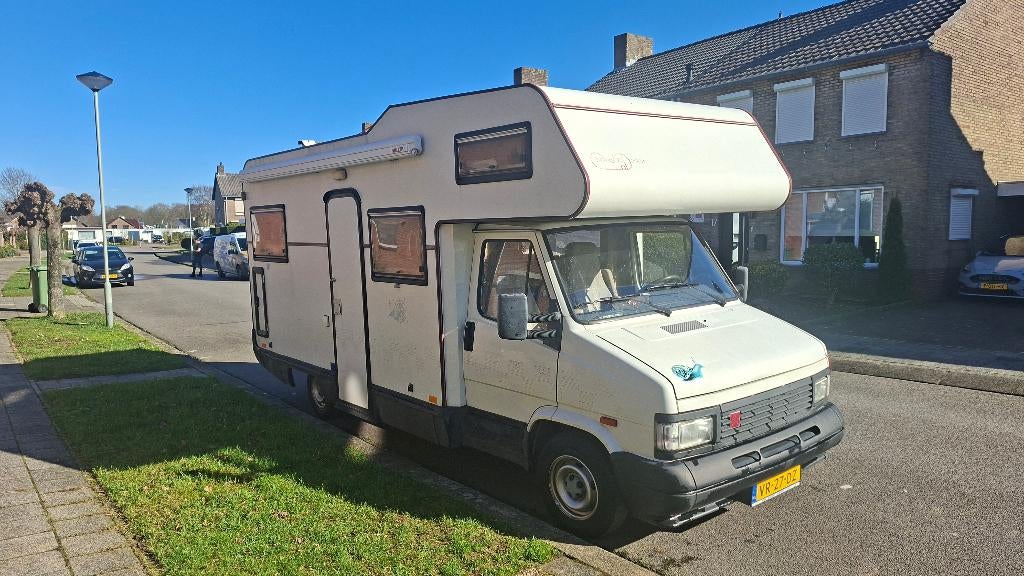 Mooie betrouwbare Citroën C25 1992, nieuwe APK 21-05-2028!, Caravans en Kamperen, Campers, Alkoof, Ringverwarming, Fiat, Particulier