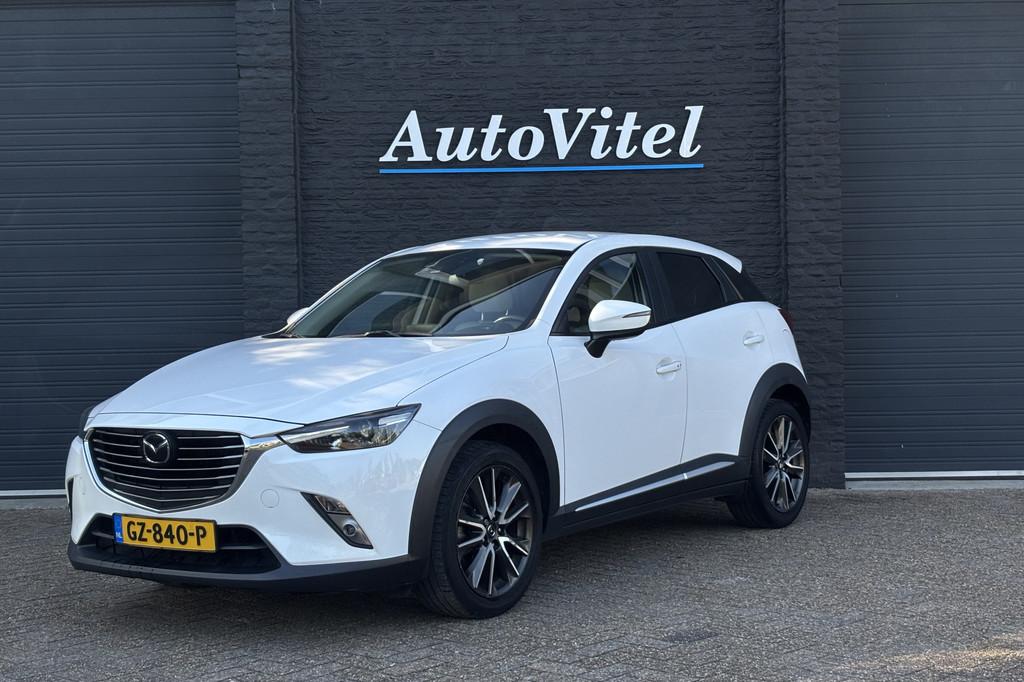 Mazda CX-3 2.0 SkyActiv-G 120 GT-M | Vaste Handelsprijs| Hea, Auto's, Mazda, 1998 cc, 4 cilinders, Wit, Origineel Nederlands
