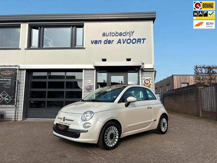 Fiat 500 1.2 Lounge, Auto's, Fiat, Bedrijf, Te koop, ABS, Airbags, Airconditioning, Bluetooth, Centrale vergrendeling, Elektrische buitenspiegels